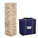 Triumph Fun Size 54 Tumble Strong Stacking Wooden Blocks for Game Nights with Family and Friends