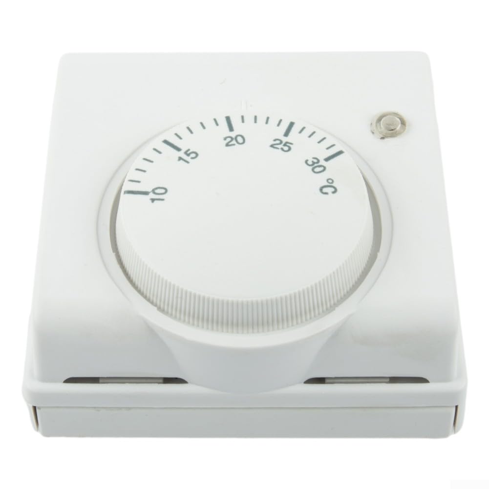 Termostato mecánico para habitación, interruptor de encendido/apagado para calefacción por suelo, control automático de temperatura, para caldera combinada o normal
