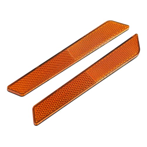 TCMT Orange Saddlebag Latch Covers Reflector Fits For Harley Road King Ultra Limited Street Road Electra Glide 2014-2024