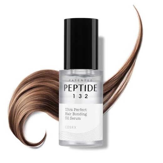 COSRX PEPTIDE 132 Sérum de aceite de fijación para el cabello, 28 ml, aceite de queratina ligero contra el encrespamiento y las puntas abiertas, aporta brillo con aceite de argán y jojoba, para todo