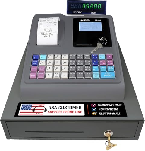 Image of Nadex CR360 Cash Register, Gray