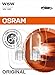 Price comparison product image OSRAM ORIGINAL W5W halogen, position and number plate light, 2825-02B, 12V, double blister (Pack of 2)