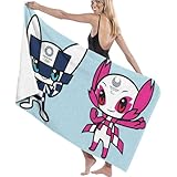 東京オリンピック スポーツバスタオル 吸水性に優れ 大人 ビーチタオル 抗菌 防臭 速乾 バスタオル ファッション 軽薄 超大サイズ タオル 柔らかい 風呂後 肌に優しい 湯上りタオル70x140cm