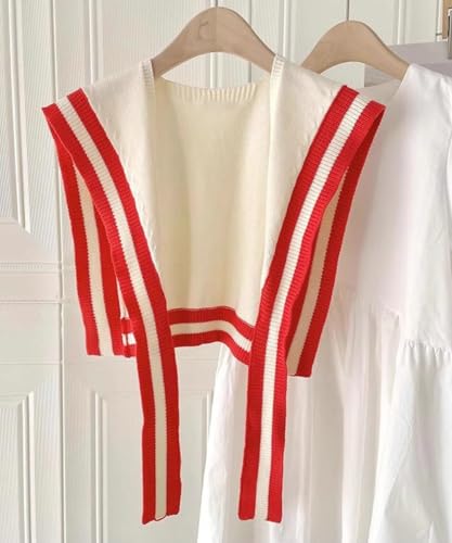 Sweater Shawl Wraps Women Knitted Stripe Pashmina Shawls and Wraps Cashmere Sweater Shawl Scarf Cardigan Cape Shoulder Top2