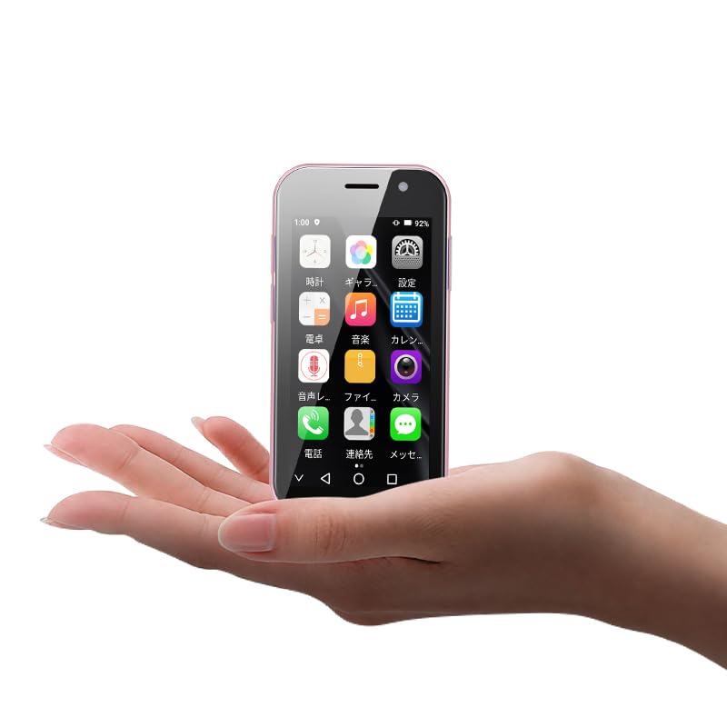 ミニ携帯電話 4G スマートフォン 3インチ Android ピンク au KYF43 ピンク 携帯電話本体