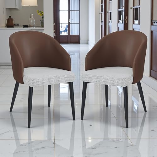 Image of The Attic Juno Prestige 6 Seater Dining Set,Light Brown,Rose Gold & Cream,180Cms