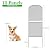 OUSHENG Mesh Decorative Garden Fence Fencing 10 Pack, 38.5in (H) x 10ft (L) Rustproof Metal Wire Panel Border Animal Barrier for Dog, Flower Edging for Yard Landscape Patio Outdoor Decor, Arched