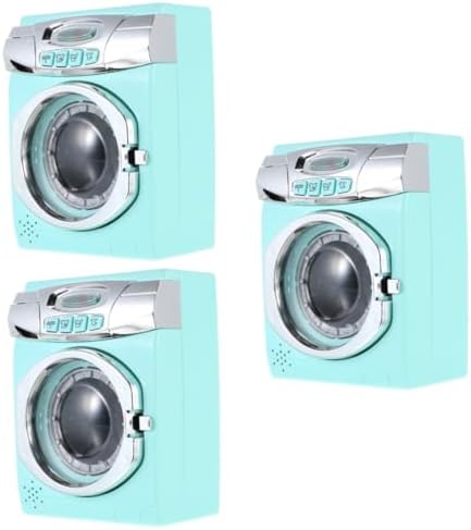 VICASKY Brain Toy 3pcs Washing Machine Toy Furniture Childrens Toys Artificial Washer Toy Home Appliances Toddler Mini