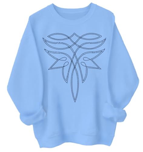 Boot Stitch Western Sweatshirt Shirt Hoodie Unisex Funny Western Cowboy Boot Stitch Sweatshirt