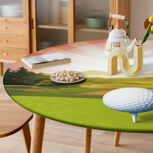 Nappe ronde ajustée élastique ultra extensible et résistante pour l'extérieur