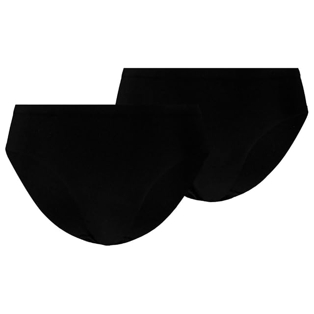 PUMA Women’s Microfiber Brazilian Brief, Black, XXL (2 sztuki)