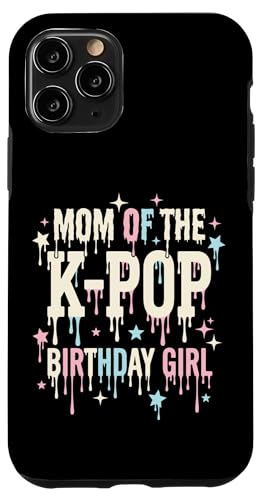 Mom of The K-POP �a���� ���̎q �؍����y �h���b�v�f�U�C�� �X�}�z�P�[�X iPhone 11 Pro �p