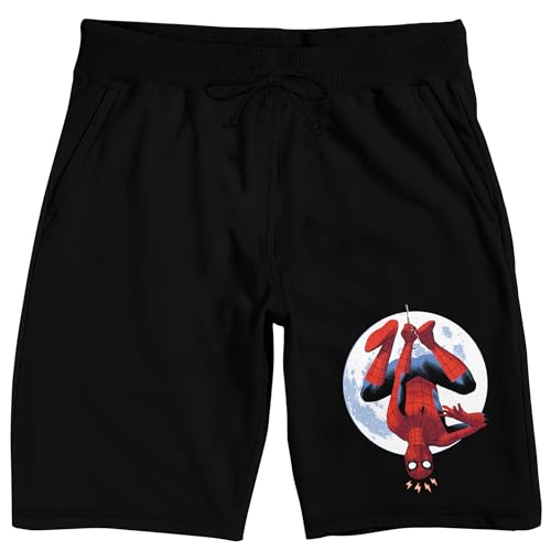 Marvel Universe Spider-Man Men's Black Lounge Shorts