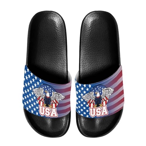 Image of Open Toe Slippers for Women Rubber Slides Womens Sandal Slippers