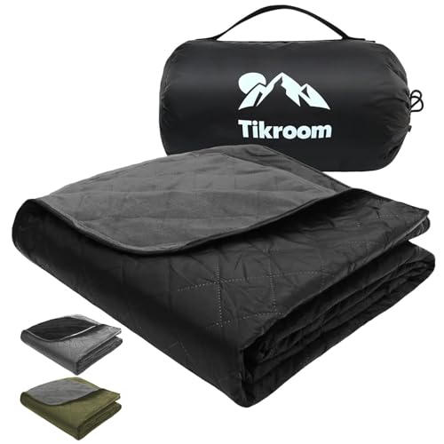 Tikroom Large Waterproof Outdoor Camping Blanket, 80 x 58 inch