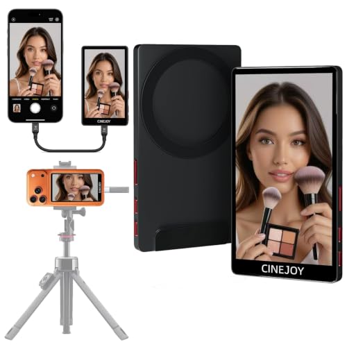 EACHSHOT CineJoy M2 自撮りモニター ライブ配信 撮影 CineJoy M2 Wired Selfie Monitor Screen,for iPhone 15/16/17 (Not