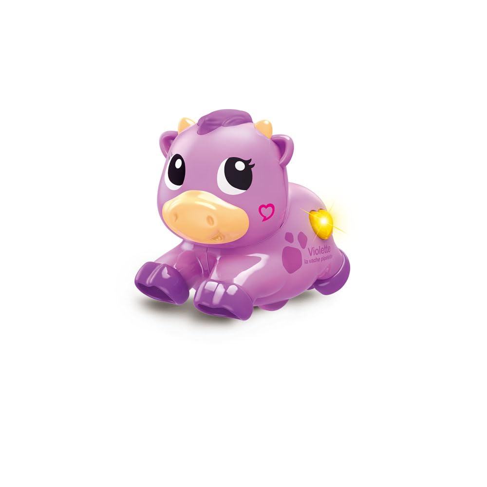 VTech Tut Tut Animo Bisous Super Maison Toboggan Ferme Jouet Enfant avec Violette Vache Pipelette Jouet Musical Sonore Cadeau 1 à 5 Ans Français