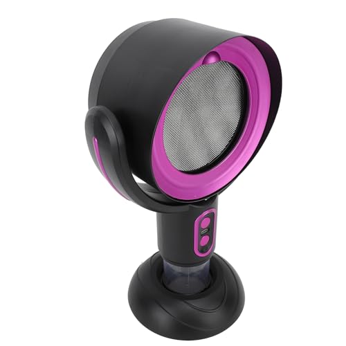 Campana extractora portátil recargable de 2 velocidades para cocina violeta negro 3