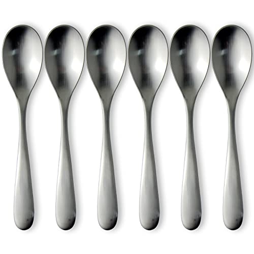 Nagao NT-5 Tea Spoon, Set of 6, Stainless Steel, Made in Japan
