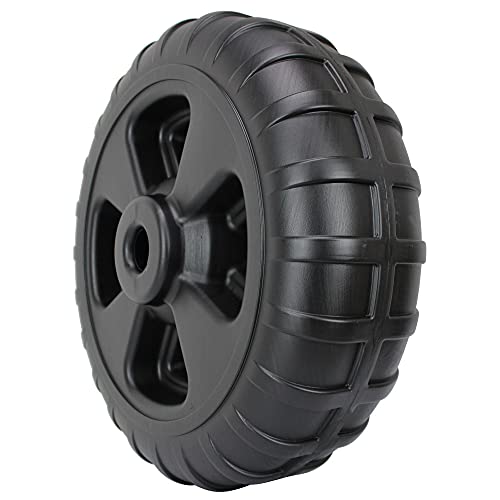 Extreme Max 3005.3729 Heavy-Duty Plastic Roll-In Dock/Boat Lift Wheel - 24", Black by Extreme Max - Image 4