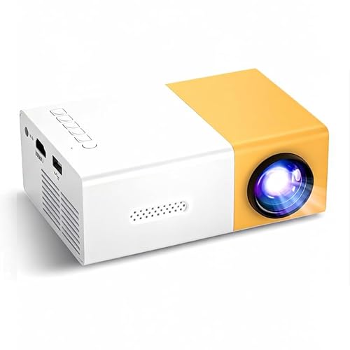 Image of Mini Projector, 2025 Upgraded small Portable projector Pico Full Color LED LCD Video Projector, Movie Projector with 600 Lux and Full HD 1080P, Smart Projector with USB Remote Control