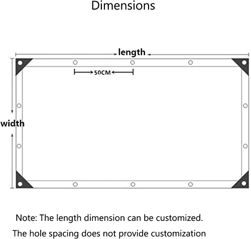 Lona transparente impermeable de 0.5 mm para proteger terrazas 7