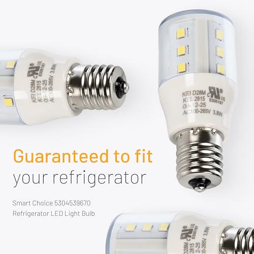Smart Choice 5304517886 Refrigerator LED Light Bulb – Daylight White, 300 Lumen T4 E26 Replacement Compatible with Frigidaire 5304498578 5304509249 5304520040, Fits Select Refrigerator Models by Smart Choice - Image 2