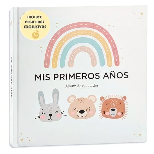Album Fotos Bebe y Libro de Recuerdos - Diario Nacimiento desde el Embarazo hasta los 5 años para escribir anécdotas y conservar fotos - Album Bebe para Regalo Recien Nacido Niño o Niña y Baby Shower