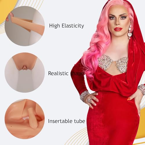 Silicone Fake Vagina Panties Short Triangle Can Pee and Inserted for Drag Queen Crossdresser Transgender4