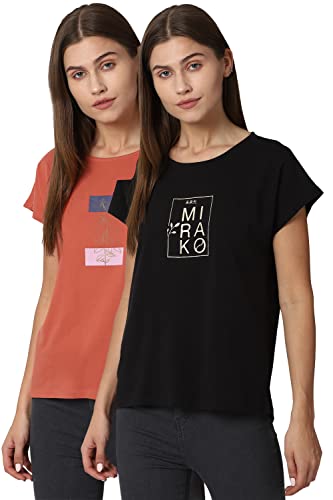 Image of Van Heusen Women's Solid Regular Fit T-Shirt