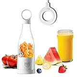 OneNine Mixer Smoothie Maker, 450ml Fresh Juice Mixer Flasche mit Kabelloses Laden Tragbarer Mixer Smoothie Maker, für Machen Sie Säfte, Smoothies, Gemüsesäfte