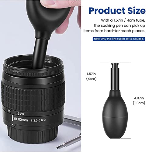 Stylo à ventouse ovale avec 7 embouts interchangeables de 12 à 40 mm