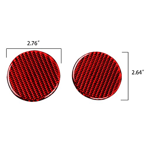 Adhesivos para portavasos Chevrolet Camaro 2016-2020 rojos miniatura 7