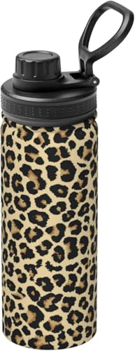 ヒョウ柄 豹柄 (4) アニメ 水筒 真空断熱 保温 保冷 スポーツボトル 人気 ステンレスボトル スポーツ飲料対応 漏れない 直飲み530ml 男の子 女の子 おしゃれ 大人 子供 グッズ キャラクター 誕生日 プレゼント vnb8h148