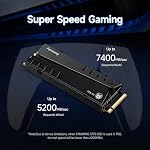 Fanxiang NVMe SSD 1TB M.2 SSD pour PS5 avec Heatsink,3D TLC NAND, avec DRAM, M2 2280 PCIe Gen 4x4, Jusqu'à 7300MB/s Interne Solid State Drive Compatible avec PS5, PC Bureau(S770)