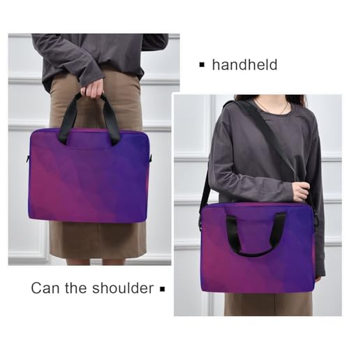 Bolso bandolera portátil para laptop 15.6 pulgadas azul dégradé miniatura 2