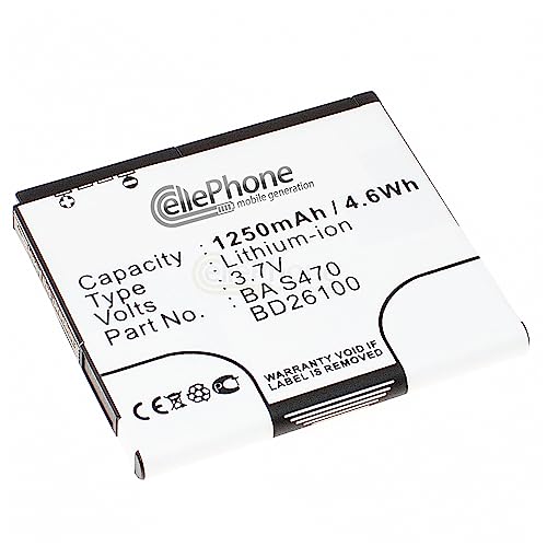 Batterie Li-Ion compatible avec HTC Desire HD (remplacement pour BA S470)