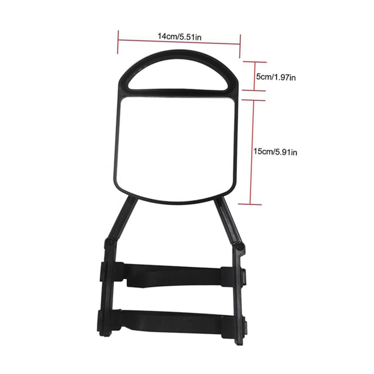 Amosfun 3 Piezas Espejo Extensible Ajustable para Remolque de Vehículo Retrovisor de Acoplamiento para Caravanas y Remolques Accesorio Práctico y Multifuncional
