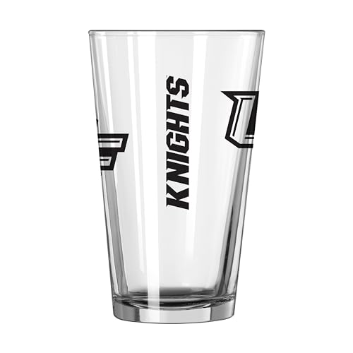 Image of Logo Brands NCAA 16 oz Pint Glass - Durable Glass With Bold Team Color- Chip-Resistant Rim Drinkware For Fans, Tailgates, Home Bars & Everyday Use