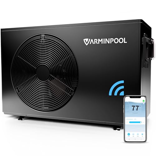 VARMINPOOL 40000BTU Pool Heat Pump Smart Invert Tech, for