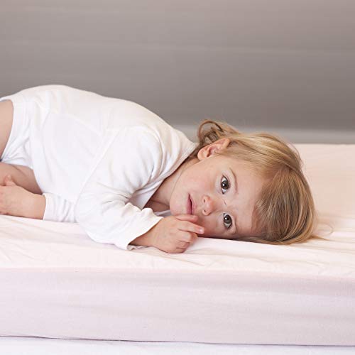 Protège-matelas lit bébé Tencel Hippychick rose pâle