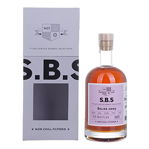 1423 World Class Spirits S.B.S BELIZE Rum 2005 58%, Volume - 0.7 l in Geschenkbox Rum