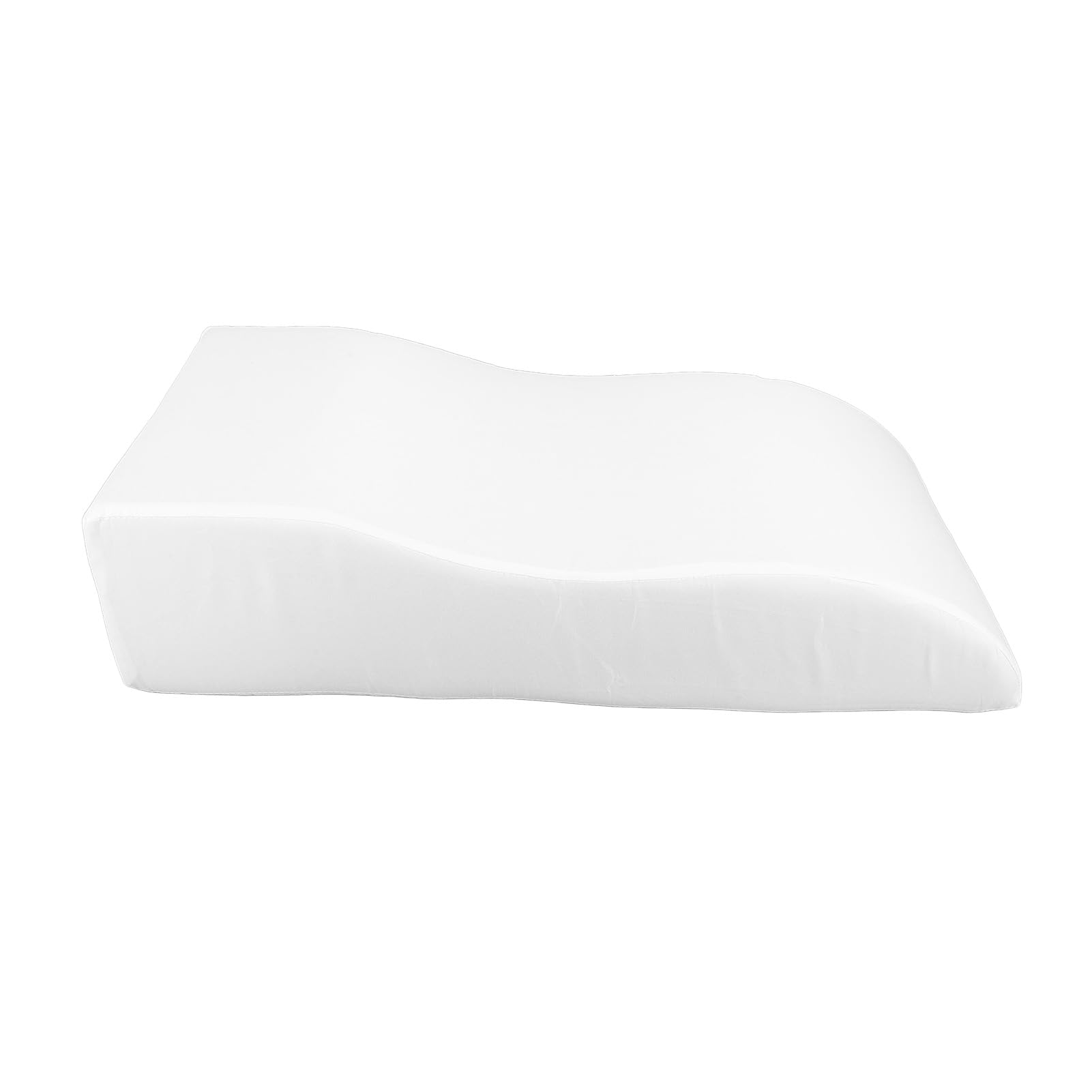 Cojín para Reposapiernas, Almohada Transpirable para Apoyo de Piernas, Almohada de Esponja para Elevación de Piernas, con Funda Agradable para la Piel, Diseño de Curva en S, para