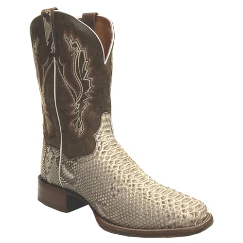 Dan Post Men's Brutus Exotic Python Western Performance Boot Broad Square Toe - Dp49172