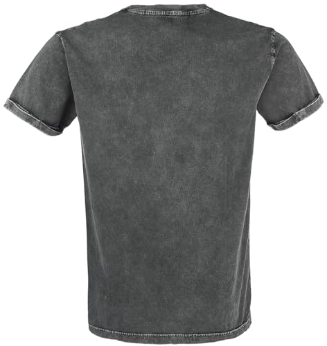 Black Premium By Emp Uomo Maglietta Grigia Vintage L - 3