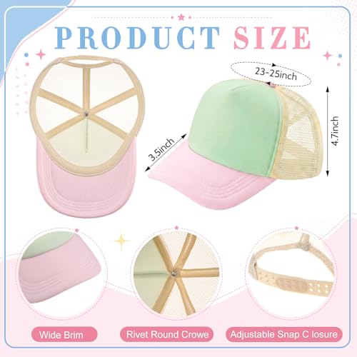 Image of 40 Pack Sublimation Blank Trucker Hat Bulk Wholesale Mesh Baseball Cap for Women Men DIY Hat Bar Party