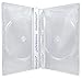 mediaxpo 10 Standard Clear Quad 4 Disc DVD Cases