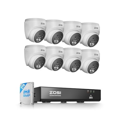 ZOSI C220 4K 8MP POE NVR System