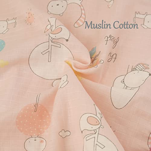 Image of Baby Sleeping Sack Muslin Summer (12-24m) 0.5 Tog Cotton Lightweight Infant Sleeping Bag Toddler Wearable Blanket Breathable Thin Sleeper Sack