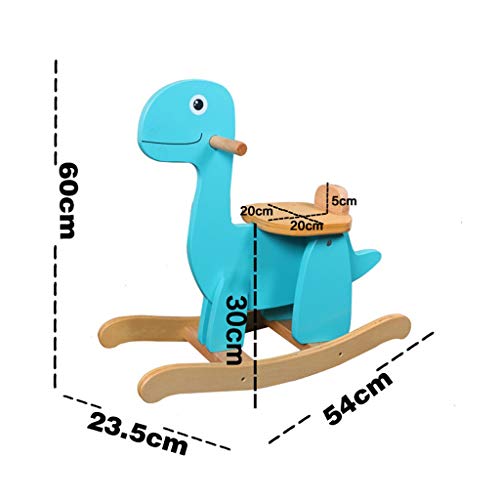 Schaukelpferd QIQIDEDIAN Dinosaurier Spielzeugs einfaches montierendes Trojaner-Kindergeschenk des Babys – Bild 5